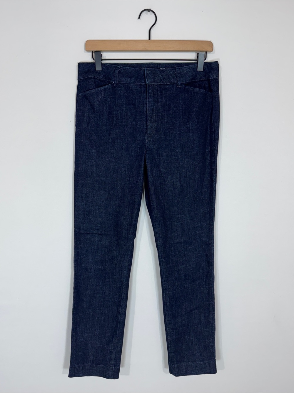 WP161 {Old Navy} "High Rise Pixie Skinny" Blue Chambray Skinny Pants
